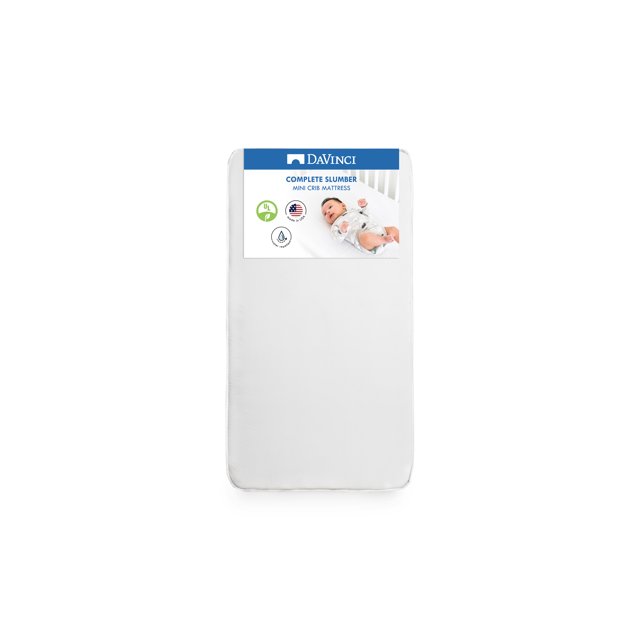 DaVinci Complete Slumber Mini Crib Mattress, Infant and Toddler ...