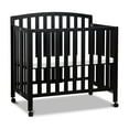 thumbnail image 1 of DaVinci Dylan Folding Portable 3-in-1 Mini Crib and Twin Bed in Ebony, 1 of 10