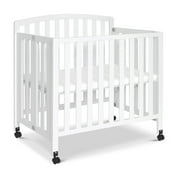 DaVinci Dylan Folding Portable 3-in-1 Mini Crib and Twin Bed in White