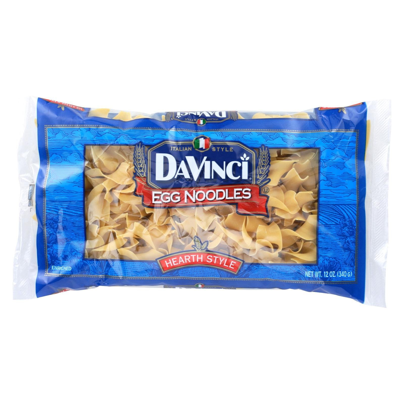 DaVinci Egg Noodles Hearth Style, 12ounces (Pack of12)