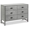 thumbnail image 1 of DaVinci Fairway 6 Drawer Double Dresser in Rustic Gray, 1 of 4