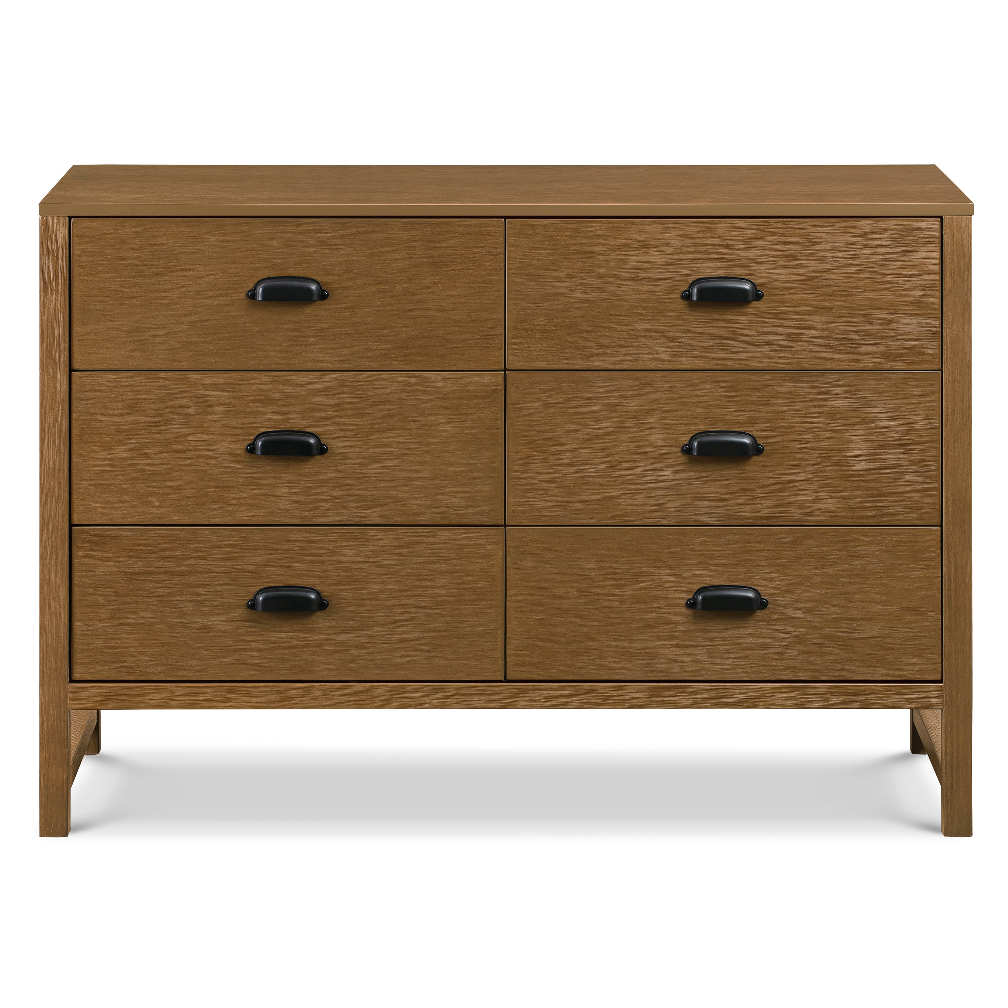 Fairway Farmhouse Double Dresser with 6 Drawers in Stablewood