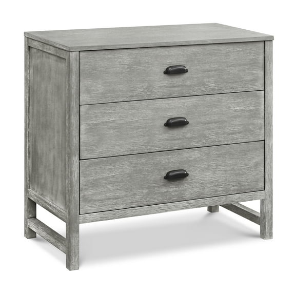 DaVinci Fairway Pine Wood 3-Drawers Baby Dresser in Cottage Gray