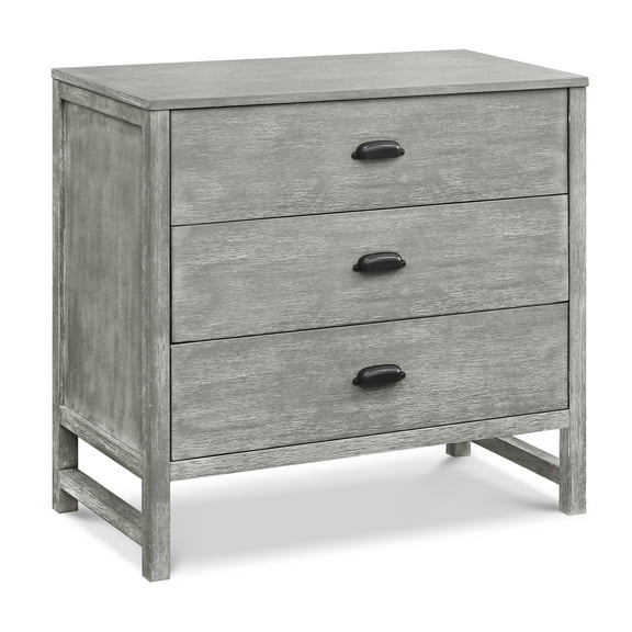 DaVinci Fairway Pine Wood 3-Drawers Baby Dresser in Cottage Gray