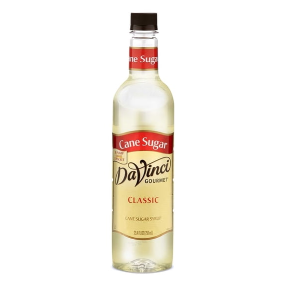DaVinci Gourmet Cane Sugar Syrup, 750 Milliliter -- 4 per Case.