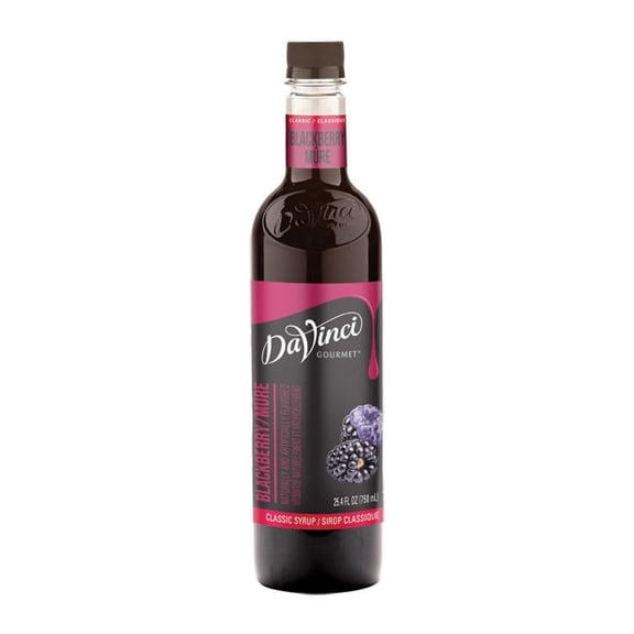 DaVinci Gourmet Classic Blackberry Syrup PET cs 4/750 ml