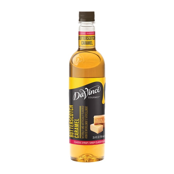 DaVinci Gourmet Classic Butterscotch Syrup PET cs 4/750 ml