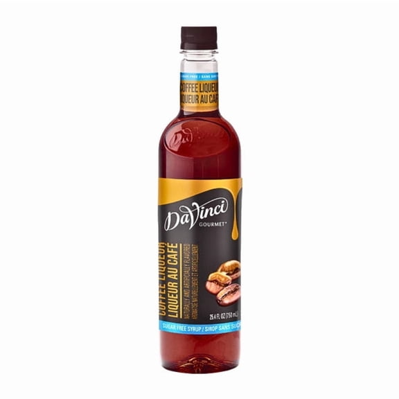 DaVinci Gourmet Classic Coffee Liqueur Sugar Free Syrup PET cs 4/750 ml