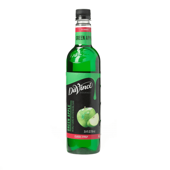 DaVinci Gourmet Classic Green Apple Syrup PET cs 4/750 ml