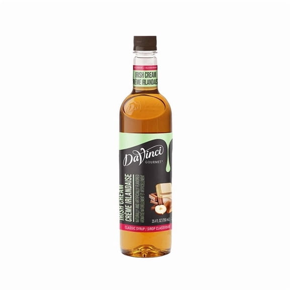 DaVinci Gourmet Classic Irish Cream Syrup PET cs 12/750 ml