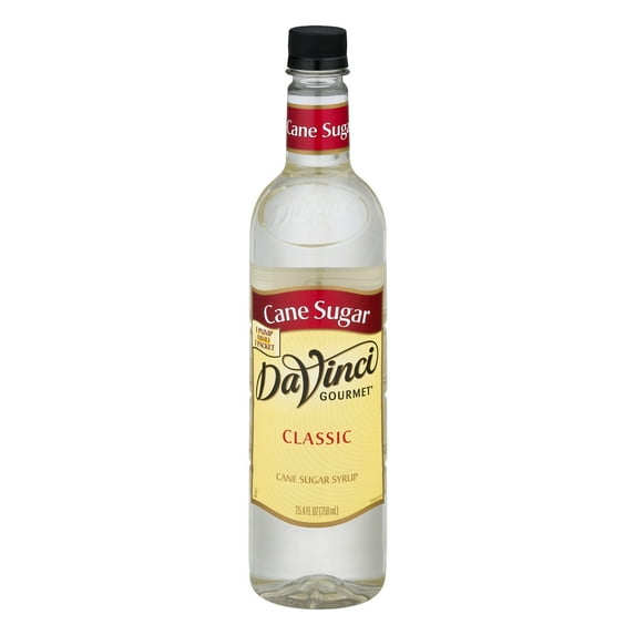 DaVinci Gourmet Classic Syrup, Cane Sugar, 750ml