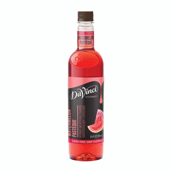 DaVinci Gourmet Classic Watermelon Syrup PET cs 4/750 ml