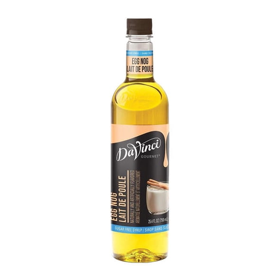 DaVinci Gourmet Egg Nog Sugar Free Syrup PET cs 4/750 ml