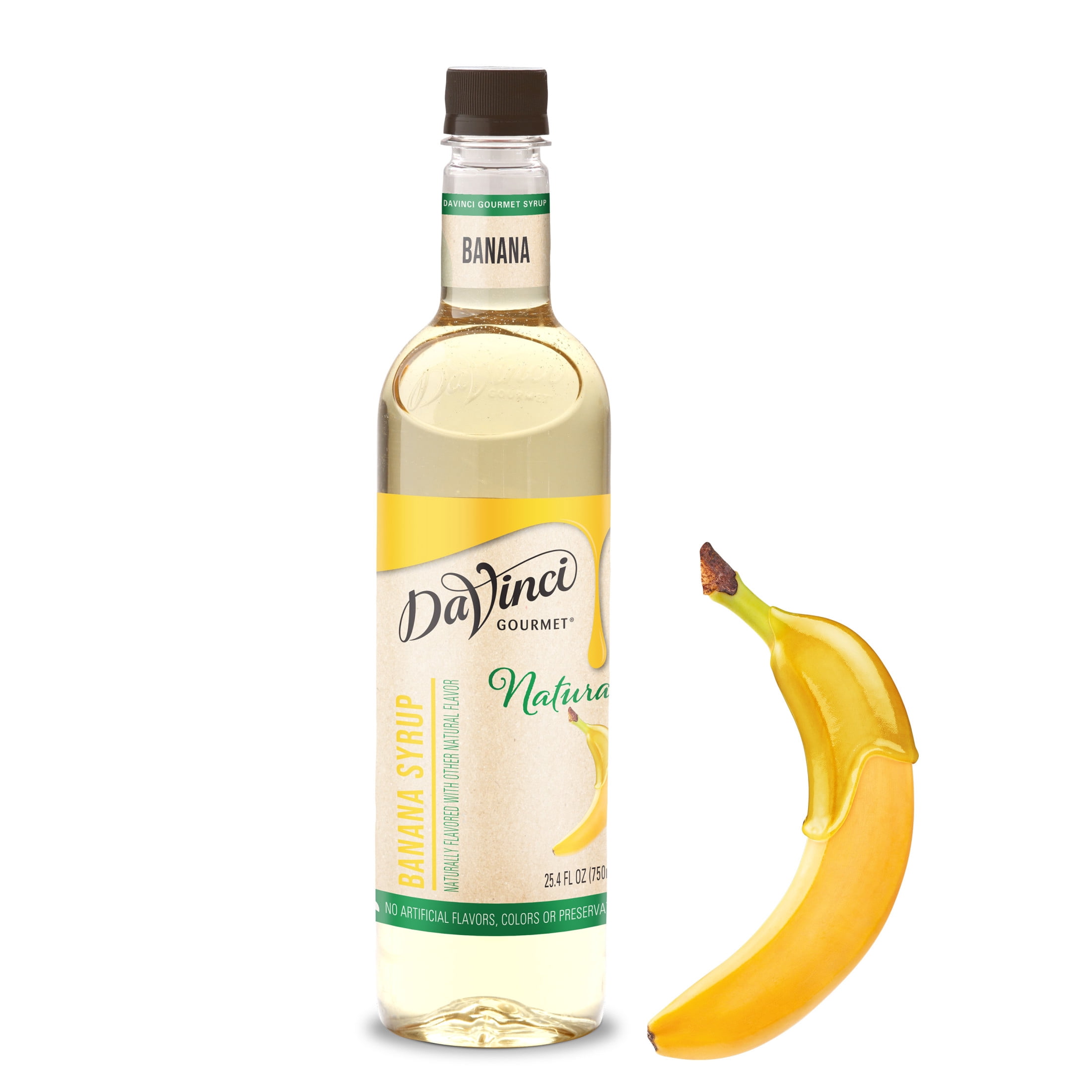DaVinci Gourmet Naturals Banana Syrup, 25.4 Fluid Ounces (Pack of 1)