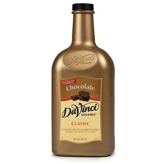 DaVinci Gourmet Sauce, Chocolate, 64-Ounce Jugs (Pack of 6)