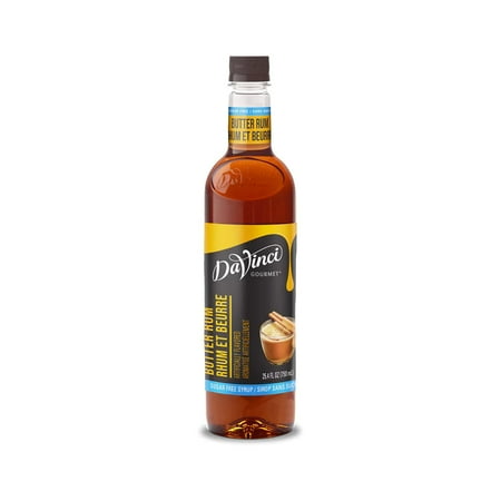 DaVinci Gourmet Sugar-Free Butter Rum Syrup, 25.4 Ounce
