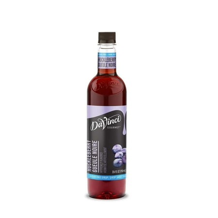 DaVinci Gourmet Sugar-Free Huckleberry Syrup, 750 ml