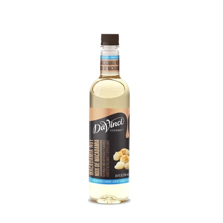 DaVinci Gourmet Sugar-Free Macadamia Nut Syrup, 750 ml
