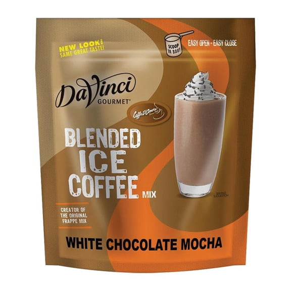 DaVinci Gourmet White Chocolate Mocha Iced Coffee Mix cs 4/3 lb