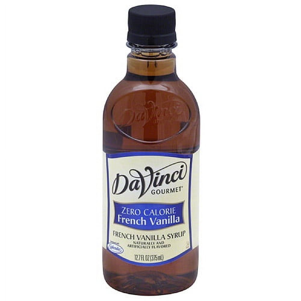 DaVinci Gourmet Zero Calorie French Vanilla Syrup, 12.7 fl oz, (Pack of