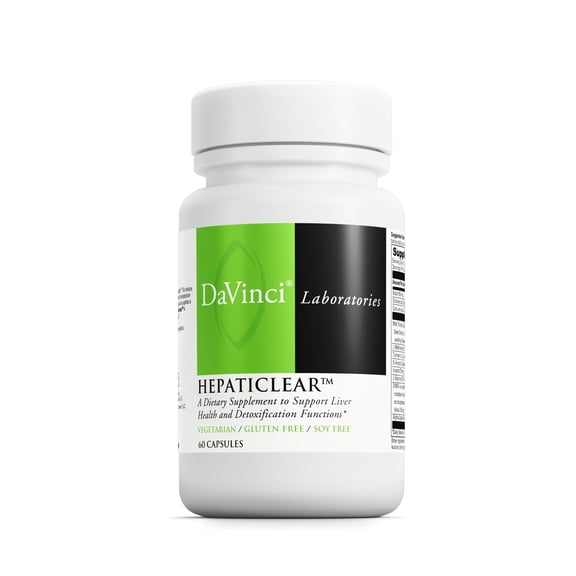 DaVinci Hepaticlear - Dietary Supplements - 60 Vegetarian Capsules