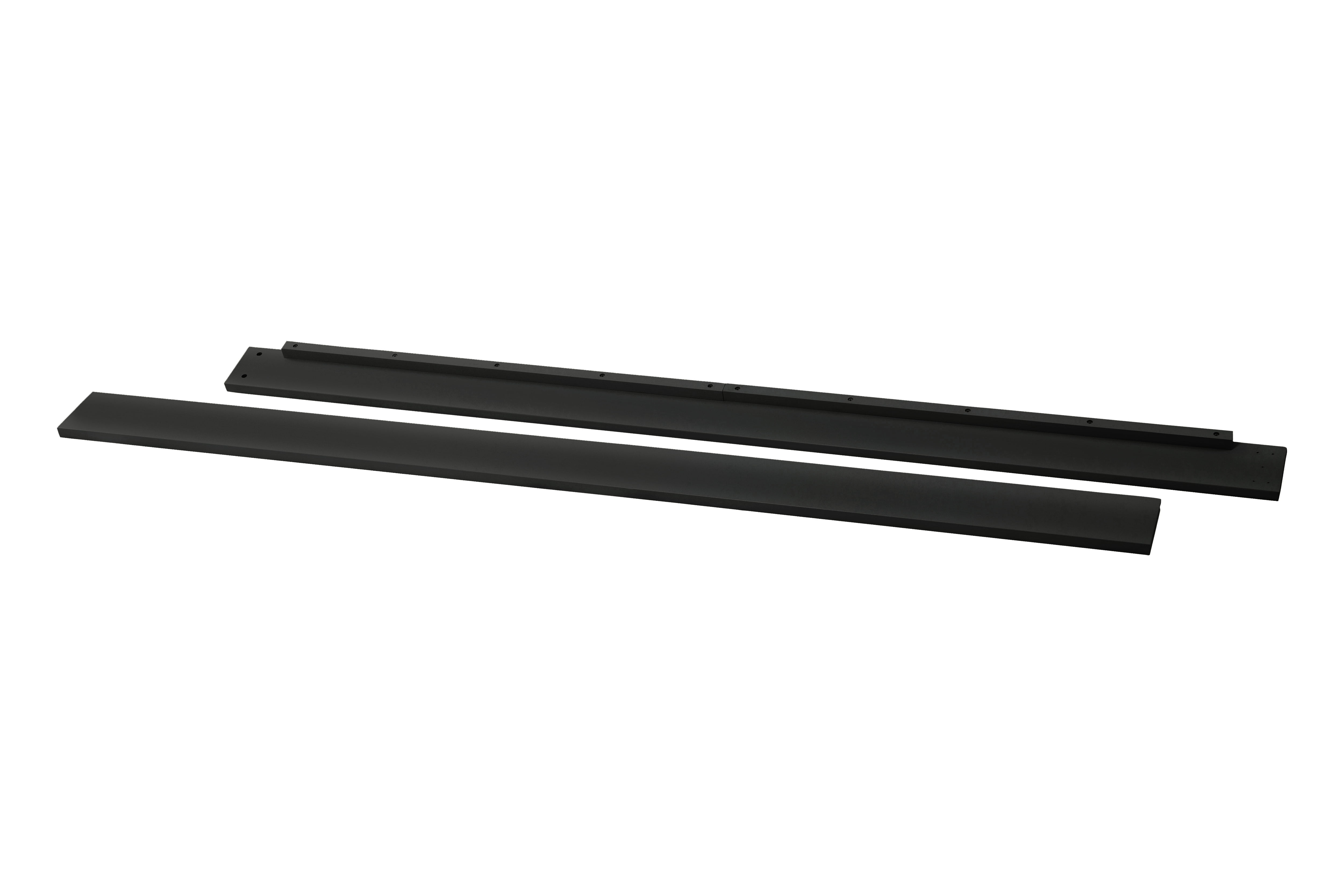 Full Size Conversion Rails For Bordeaux and Roxanne 4 in 1 Crib - Finish: Ebony Black