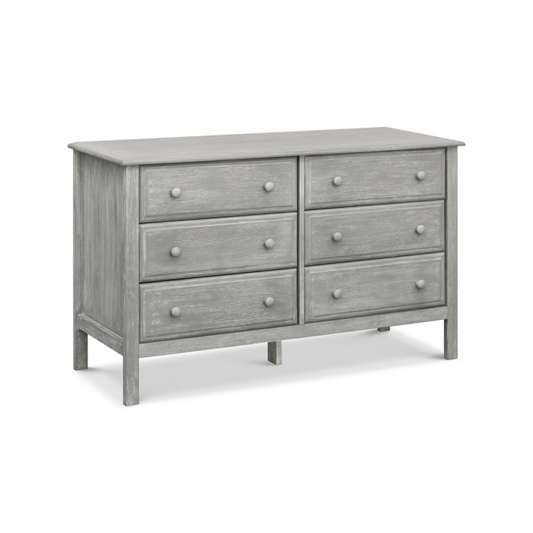 DaVinci Jayden 6 Drawer Double Dresser in Cottage Grey Walmart