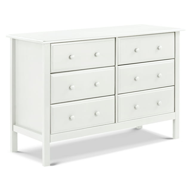 DaVinci Jayden 6-Drawer Double Dresser in White