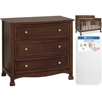 dark brown crib and dresser set Franklin & Ben Mason 2 Piece Nursery Set