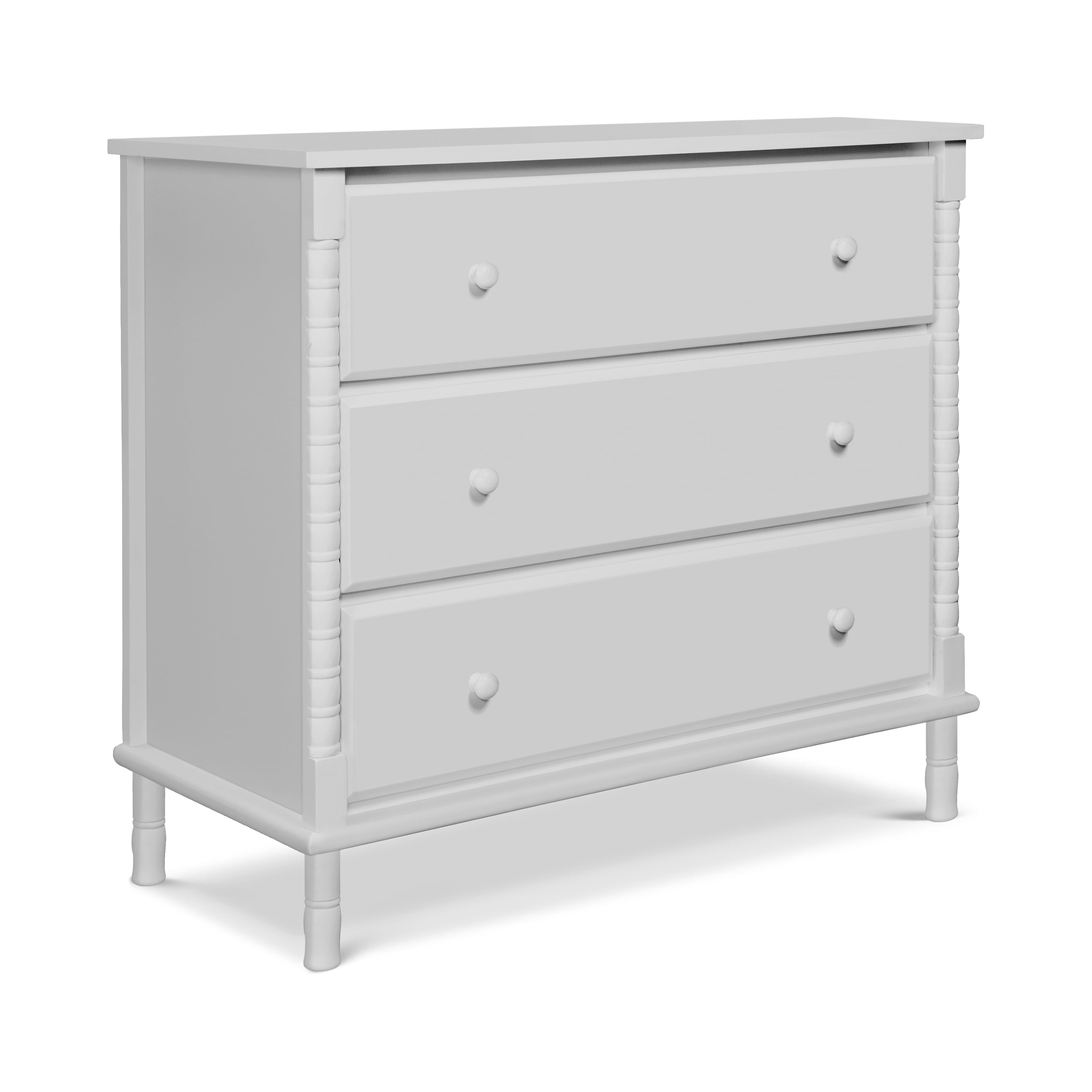 jenny lind dresser fog grey DaVinci Jenny Lind Spindle 6-Drawer Dresser (RTA)