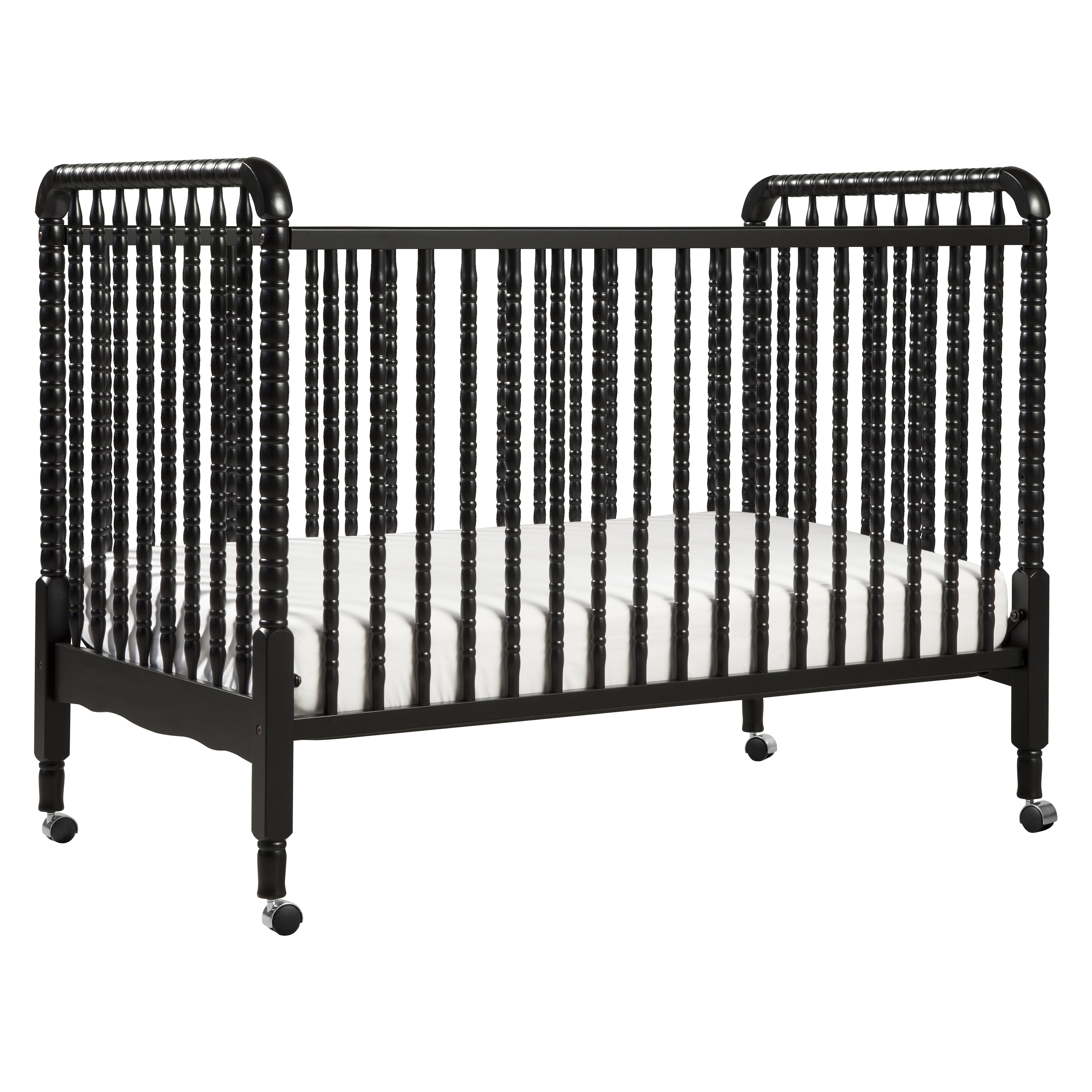 DaVinci Jenny Lind 3in1 Convertible Crib in Ebony Black