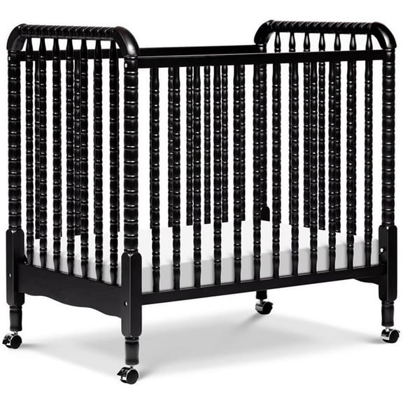 DaVinci Jenny Lind 3-in-1 Convertible Mini Crib in Ebony