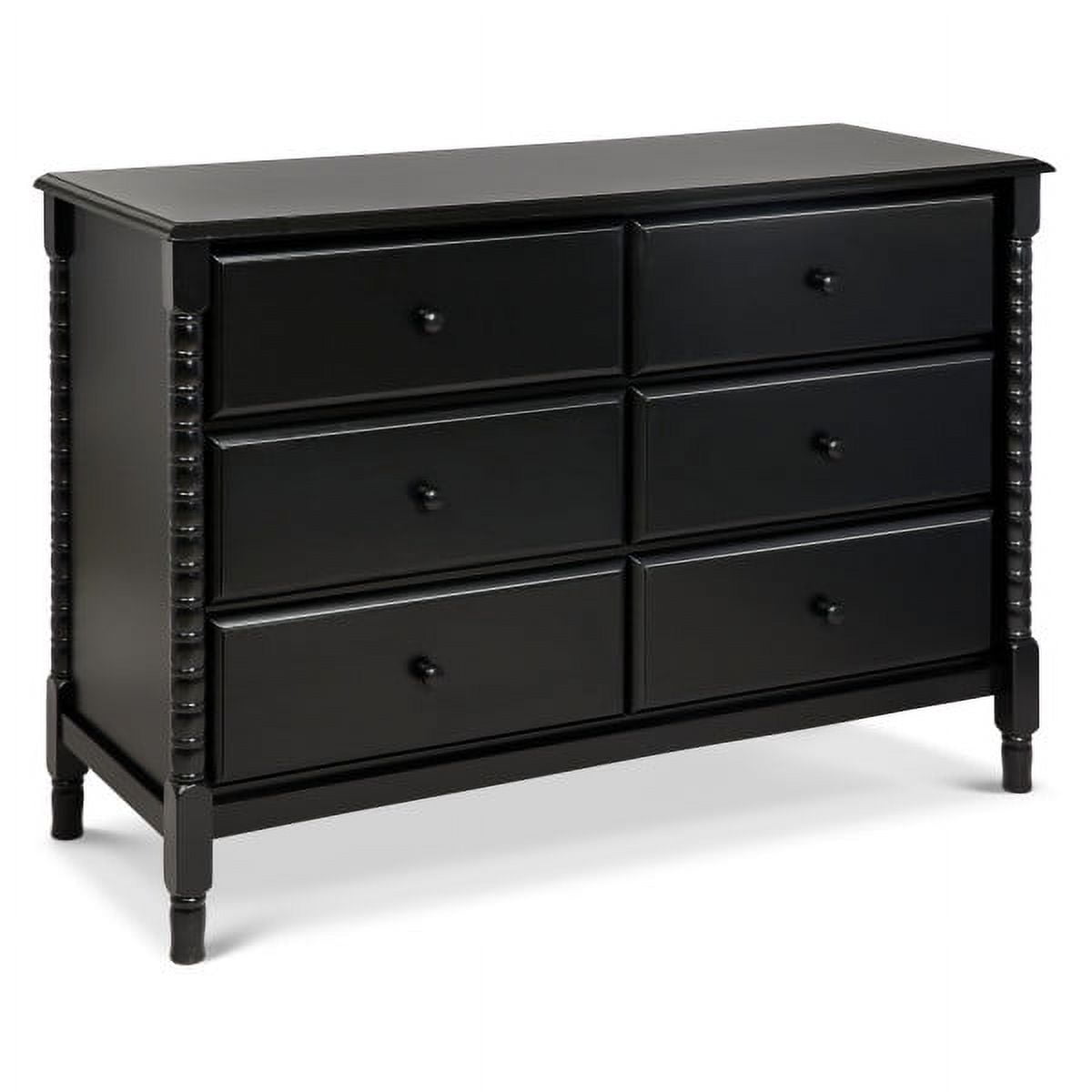 DaVinci Jenny Lind Spindle 6-Drawer Dresser in Ebony - Walmart.com