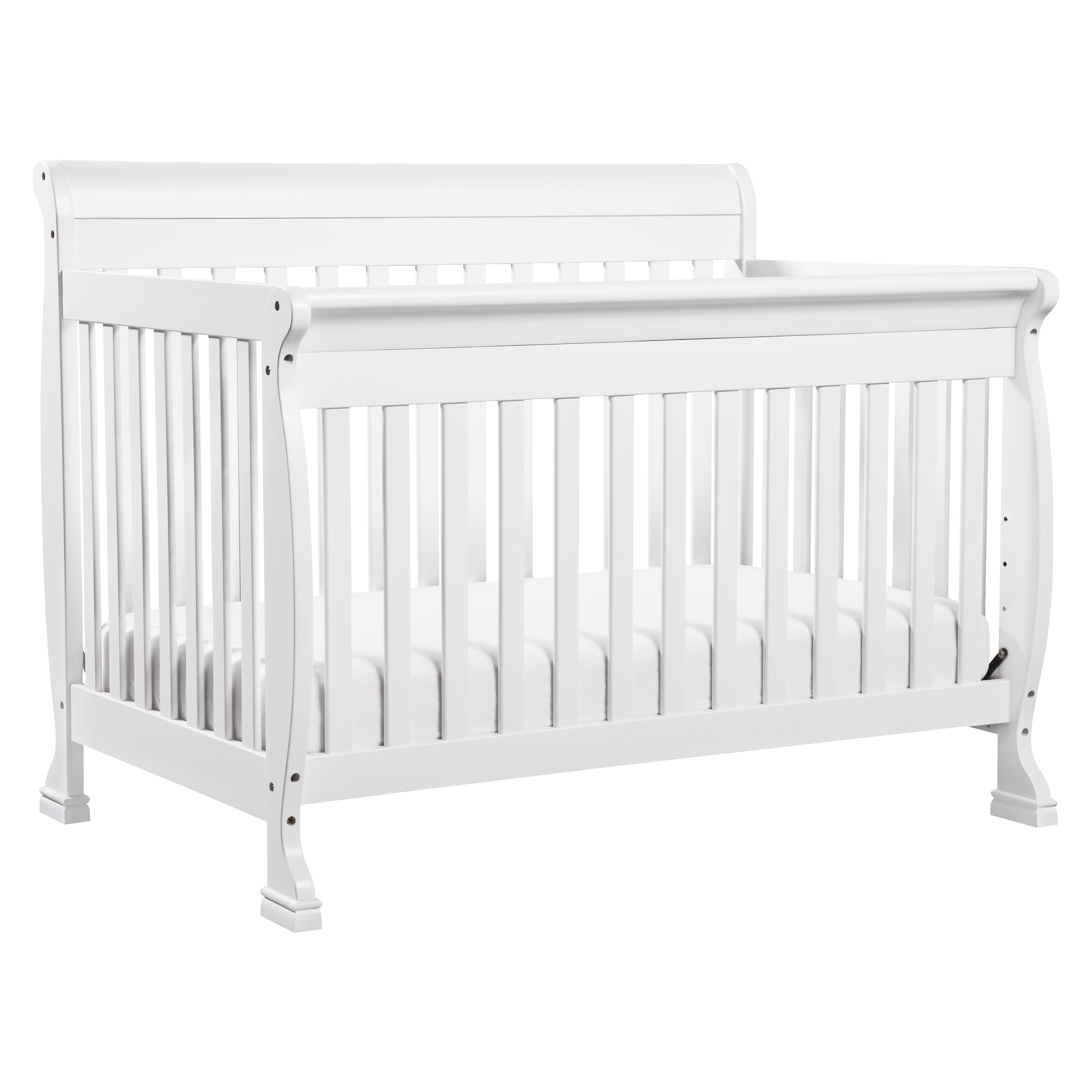 White New Zealand Pine 4-in-1 Convertible Crib