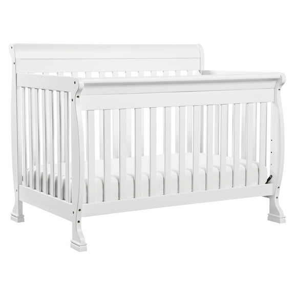 DaVinci Kalani 4-in-1 Convertible Crib in White Finish, Greenguard Gold Certified