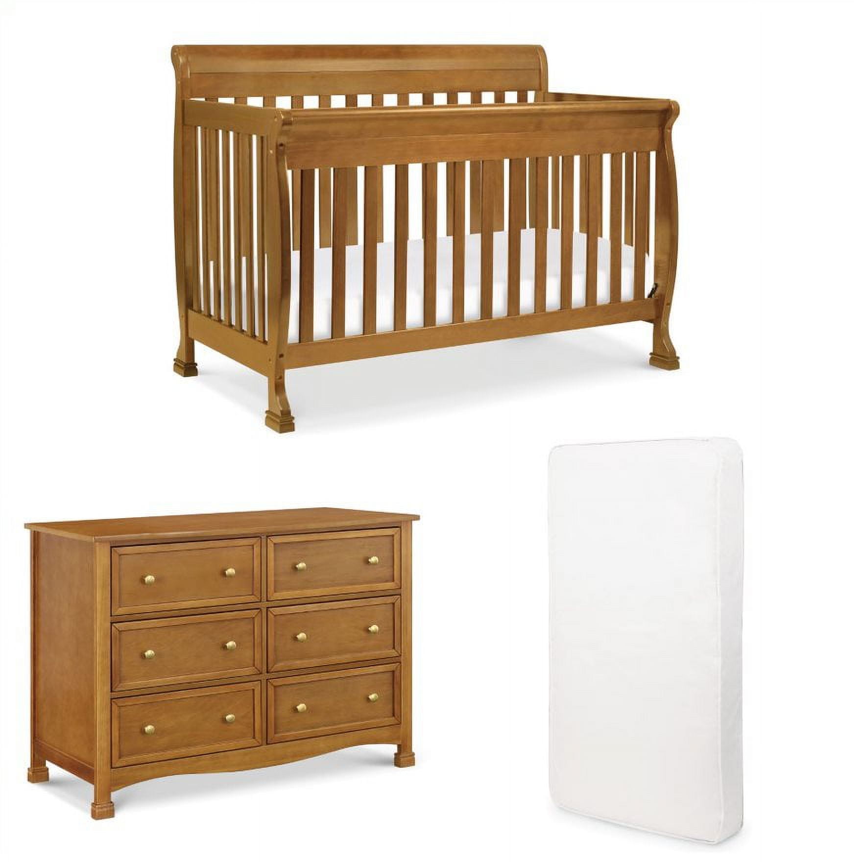 DaVinci Kalani 4 in 1 Convertible Crib with 6 Drawer Dresser in