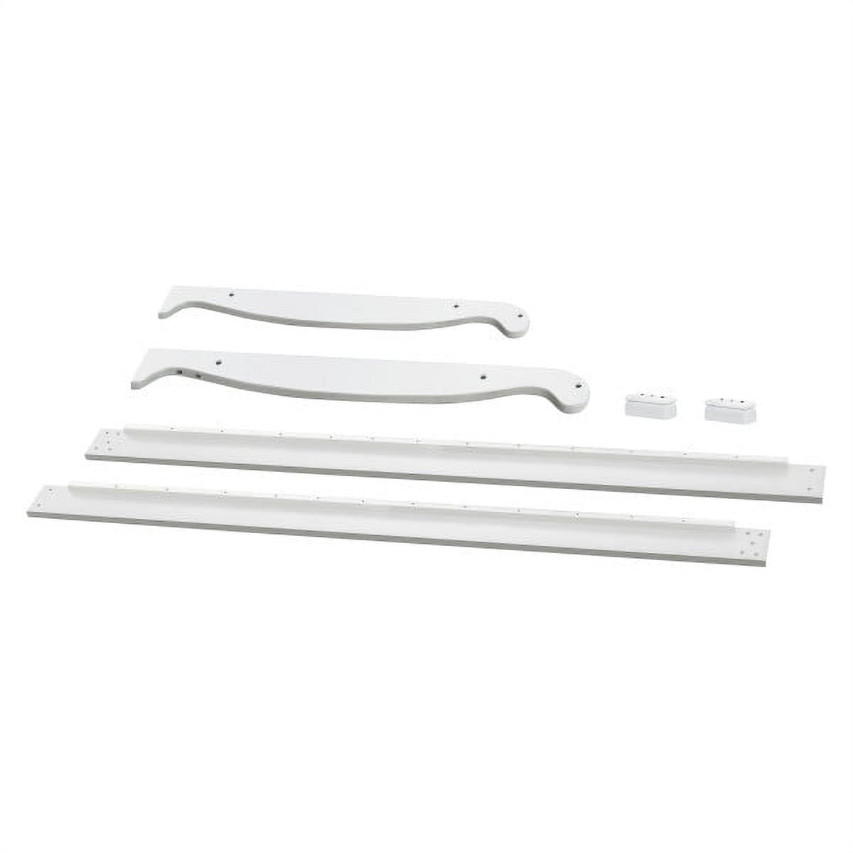DaVinci Kalani Full-Size Pine Wood Bed Conversion Kit In White
