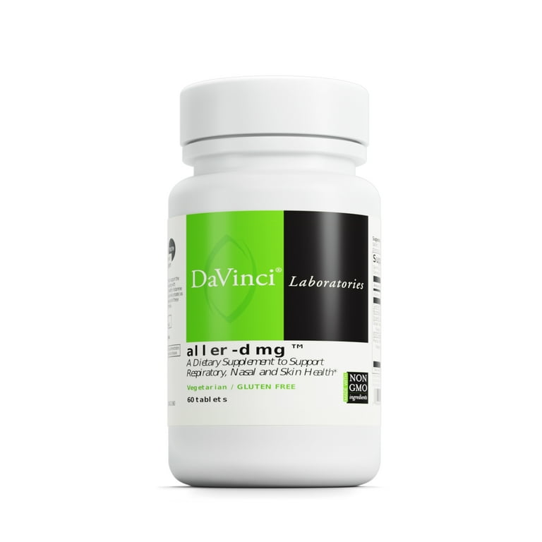 DaVinci Labs Aller-DMG, Histamine Support, Gluten-Free, 60 Tablets