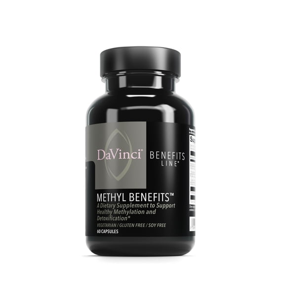 DaVinci Labs Methyl Benefits - Support Brain & Heart Health* - 60 Vegetarian Capsules
