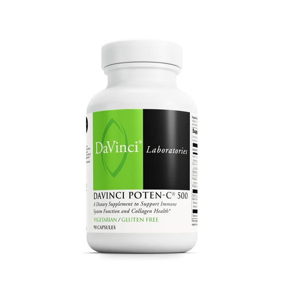 DaVinci Labs Poten-C 500 - Support Immune Health* & Collagen Production - 90 Tablets