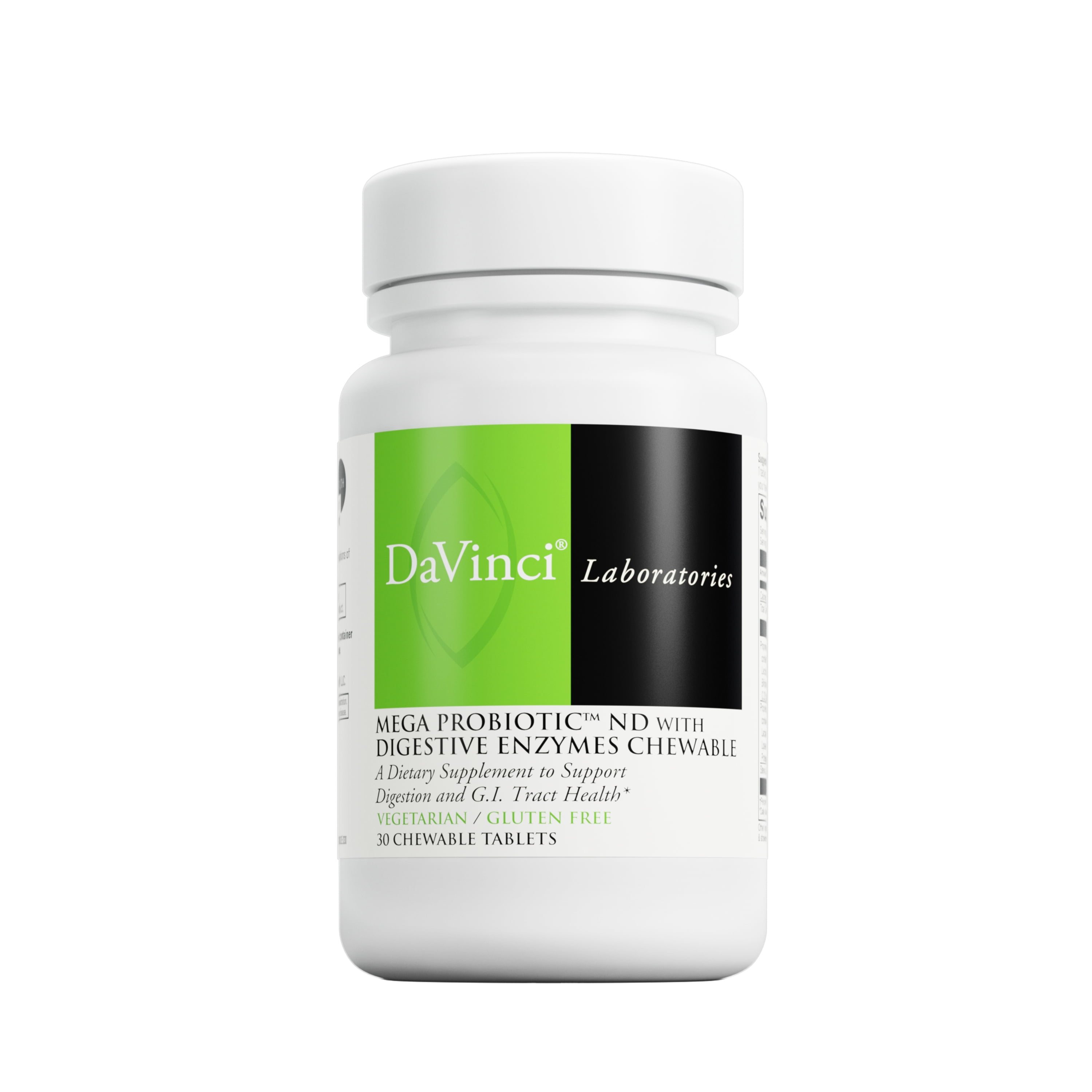 Mega Probiotic ND with Digestive Enzymes Chewable - 30 Chewable Tablets