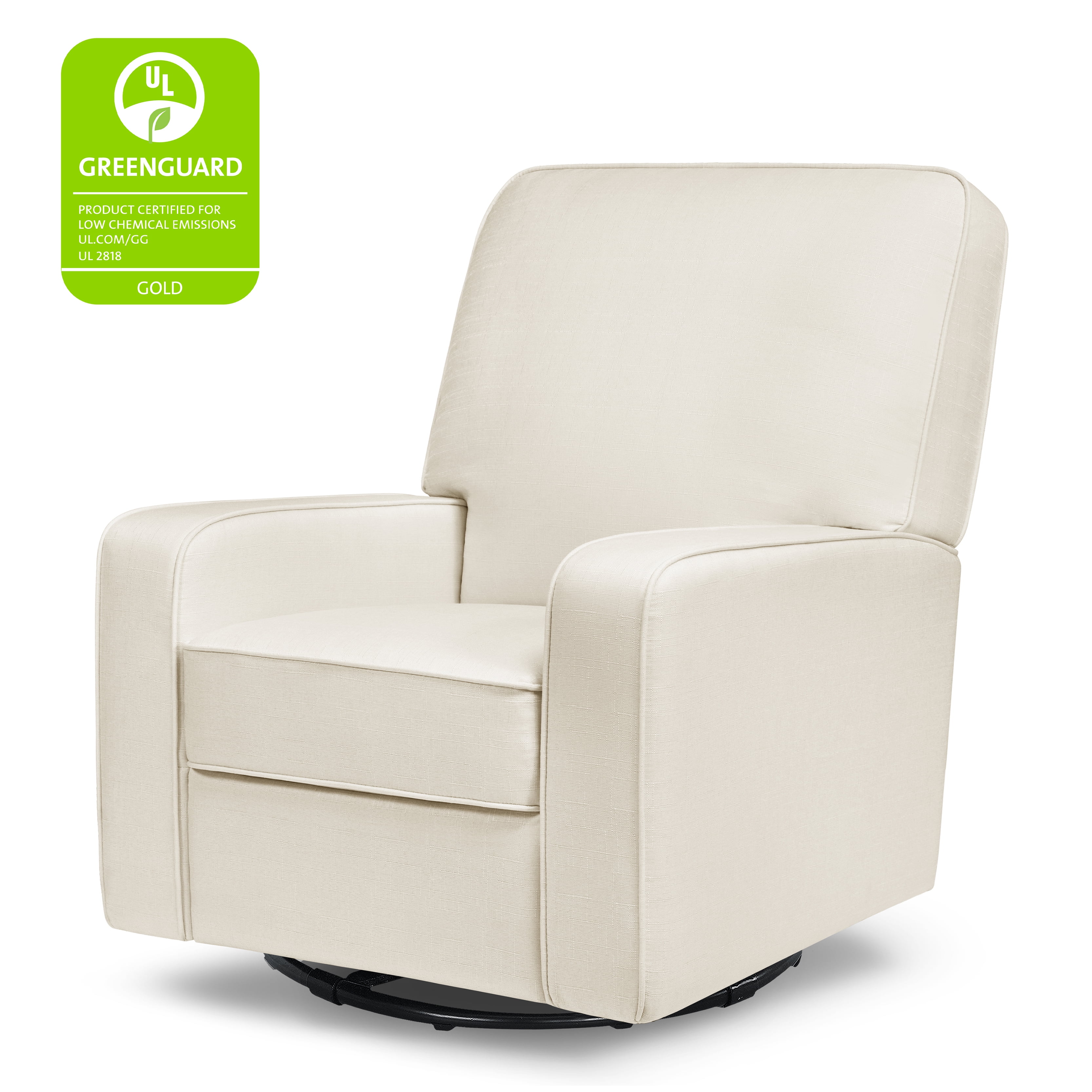 DaVinci Perry Swivel Glider in Cotton Weave - Walmart.com