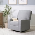 thumbnail image 1 of DaVinci Perry wood Swivel Glider Rocking Chair, Misty Gray, 1 of 7