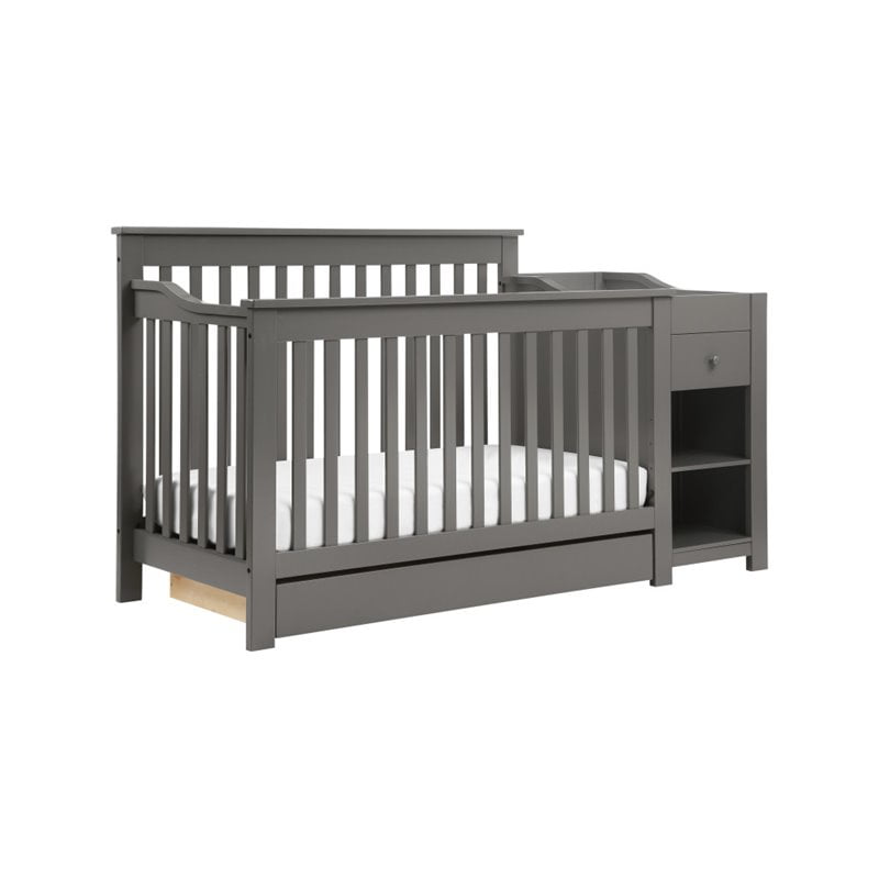 DaVinci Piedmont 4in1 Crib and Changer Combo in Slate