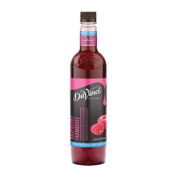 DaVinci Raspberry Sugar Free Syrup PET cs 4/750 ml