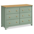 thumbnail image 1 of DaVinci Shea 6-Drawer Dresser in Light Sage and Honey, 1 of 5