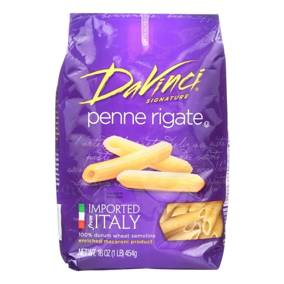 DaVinci Short Cuts Penne Rigate -- 16 oz