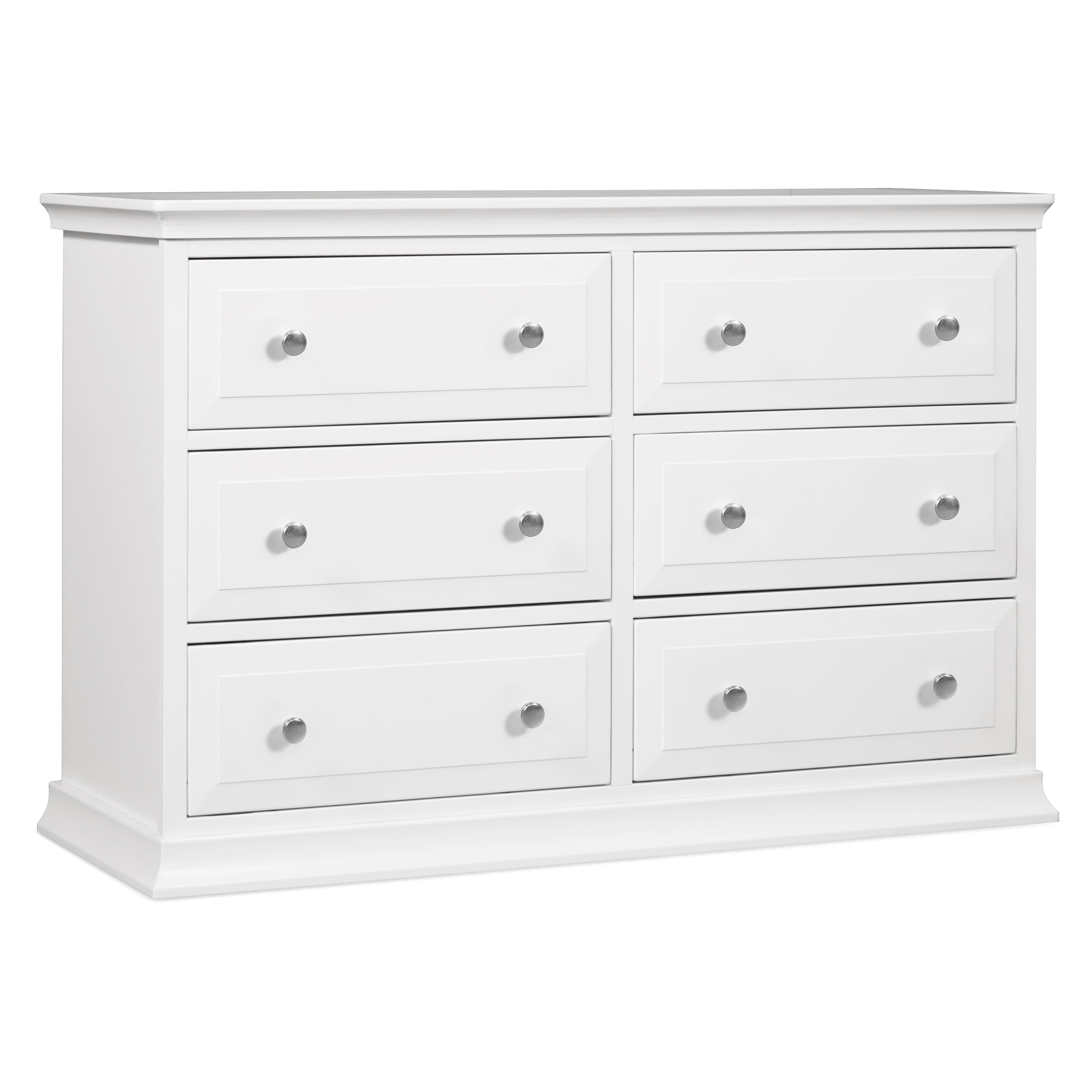 DaVinci Signature 6Drawer Double Dresser in White