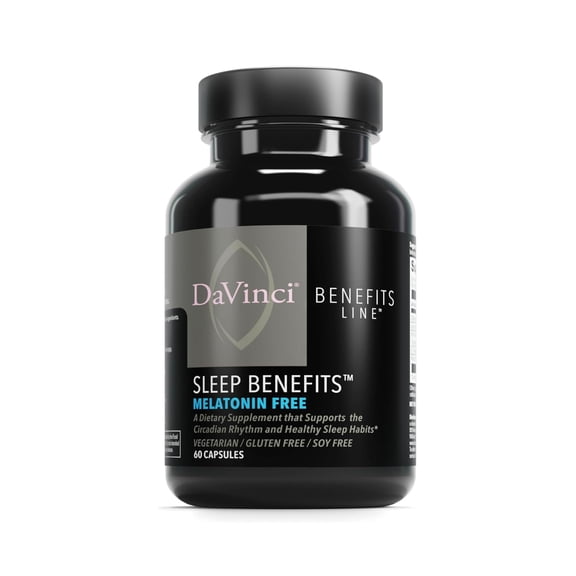 DaVinci Sleep Benefits - Melatonin Free - 60 Capsules