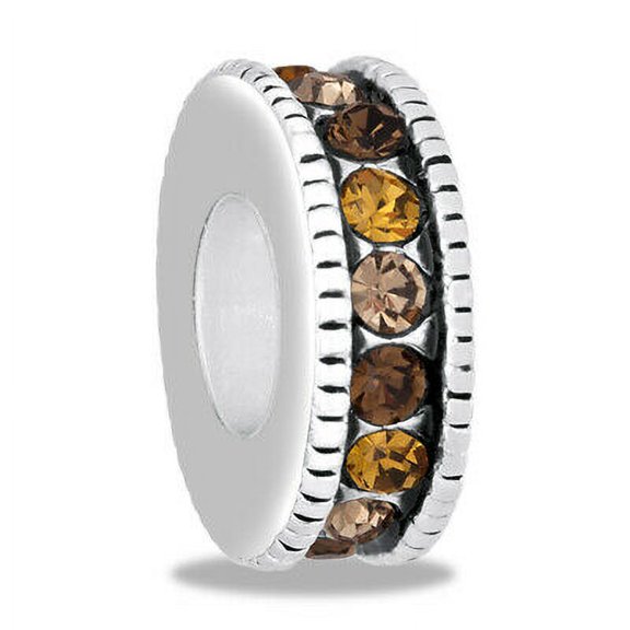 DaVinci Topaz Large CZ Wheel Bead